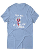 T-Shirt Αντρικό - Take The Risk - Color Thumbnail Γαλάζιο