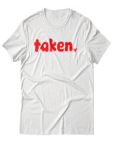 T-Shirt Unisex - Taken - Color Thumbnail Άσπρο