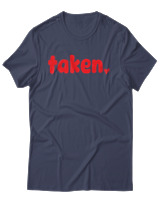 T-Shirt Unisex - Taken - Color Thumbnail Μπλε Γκρι