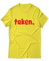 T-Shirt Unisex - Taken - Color Thumbnail Κίτρινο