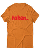 T-Shirt Unisex - Taken - Color Thumbnail Πορτοκαλί