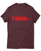 T-Shirt Unisex - Taken - Color Thumbnail Μπορντό