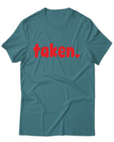 T-Shirt Unisex - Taken - Color Thumbnail Μπλε Πράσινο