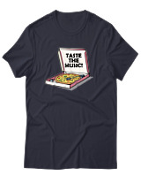 T-Shirt Αντρικό - Taste The Music - Color Thumbnail Σκούρο Μπλε