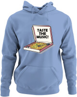 Φούτερ με κουκούλα - Taste The Music - Color Thumbnail Blue Carolina