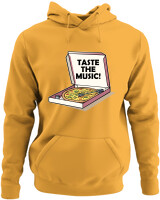 Φούτερ με κουκούλα - Taste The Music - Color Thumbnail Κίτρινο Χρυσό