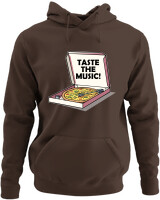 Φούτερ με κουκούλα - Taste The Music - Color Thumbnail Καφέ