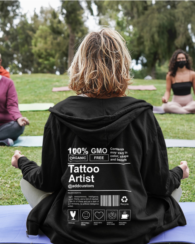 Ζακέτα Φούτερ με κουκούλα - Tattoo Artist - Image 1