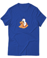 T-Shirt  Γυναικείο - Taurus Cat - Color Thumbnail Μπλέ Ρουά