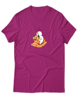T-Shirt  Γυναικείο - Taurus Cat - Color Thumbnail Φούξια