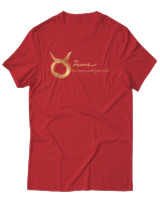 T-Shirt Αντρικό - Taurus Gold - Color Thumbnail Κόκκινο
