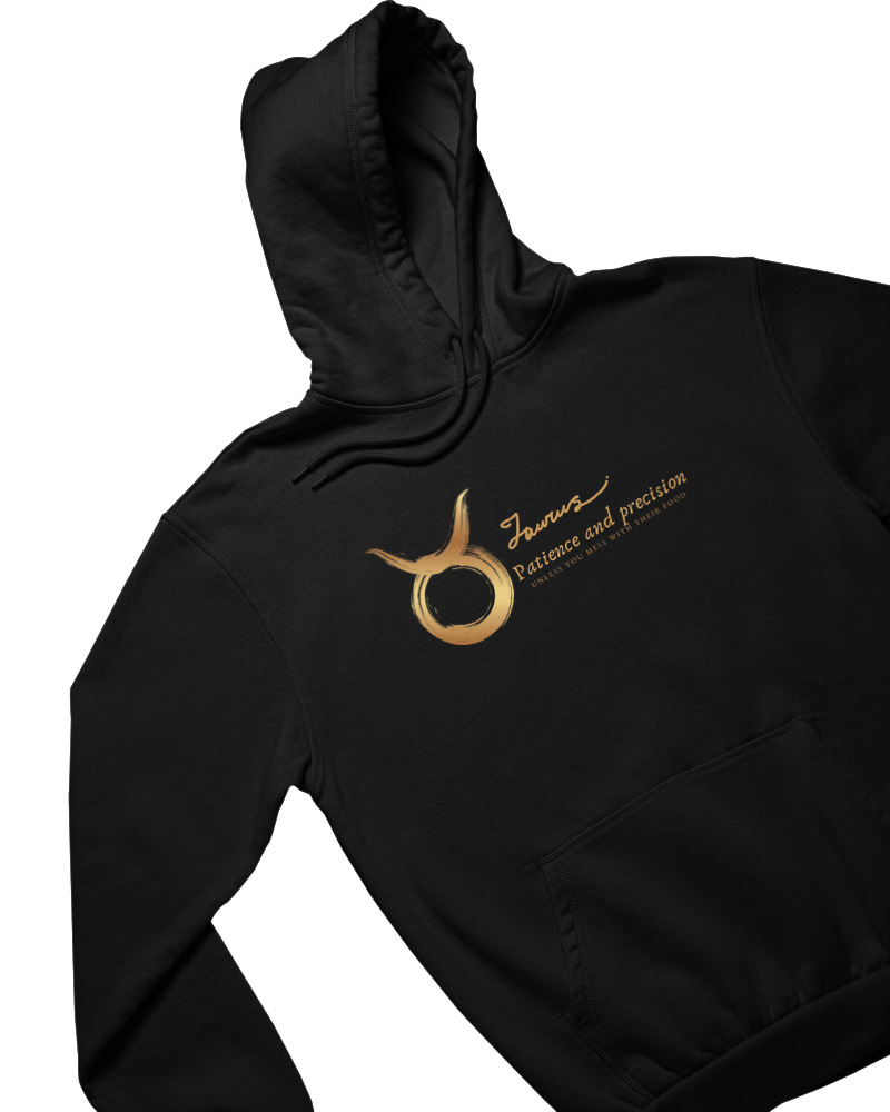 Φούτερ με κουκούλα Αντρικό - Taurus Gold - Image 1