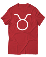 T-Shirt Αντρικό - Taurus Just Lines - Color Thumbnail Κόκκινο