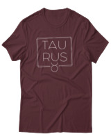 T-Shirt Αντρικό - Taurus Square - Color Thumbnail Μπορντό