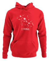 Φούτερ με κουκούλα Αντρικό - Taurus Universe - Color Thumbnail Κόκκινο