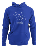 Φούτερ με κουκούλα Αντρικό - Taurus Universe - Color Thumbnail Μπλε Ρουά