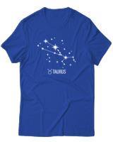 T-Shirt  Γυναικείο - Taurus Universe - Color Thumbnail Μπλέ Ρουά