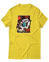 T-Shirt Αντρικό - Taxi Astronaut - Color Thumbnail Χρυσό Κίτρινο