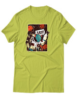 T-Shirt Αντρικό - Taxi Astronaut - Color Thumbnail Λαχανί