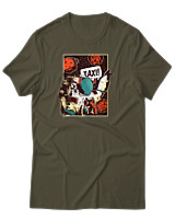 T-Shirt Αντρικό - Taxi Astronaut - Color Thumbnail Χακί