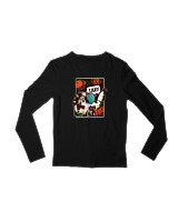 Μακρυμάνικο Μακό Παιδικό - Taxi Astronaut - Color Thumbnail Μαύρο