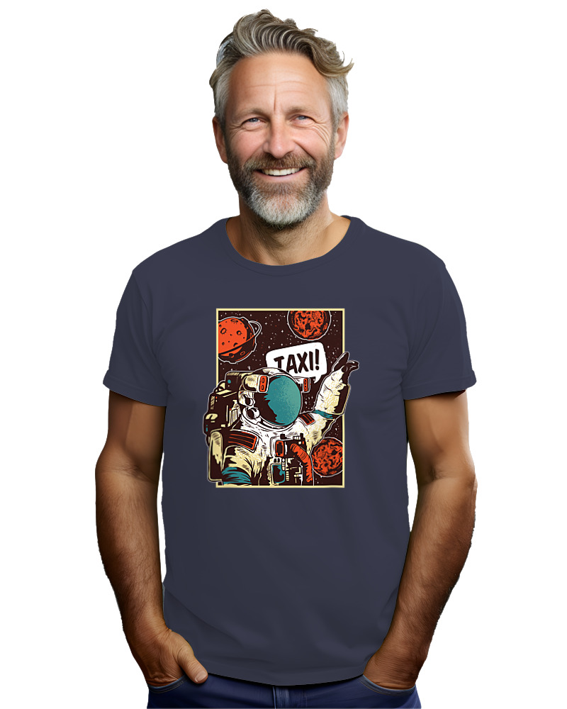T-Shirt Αντρικό - Taxi Astronaut - Image 2