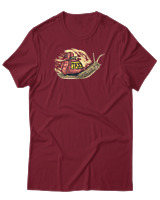 T-Shirt Αντρικό - Taxi - Color Thumbnail Σκούρο Κόκκινο
