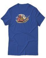 T-Shirt Αντρικό - Taxi - Color Thumbnail Μπλε Ρουά