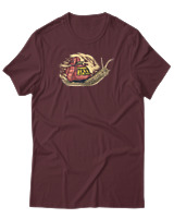 T-Shirt Αντρικό - Taxi - Color Thumbnail Μπορντό
