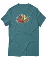 T-Shirt Αντρικό - Taxi - Color Thumbnail Μπλε Πράσινο