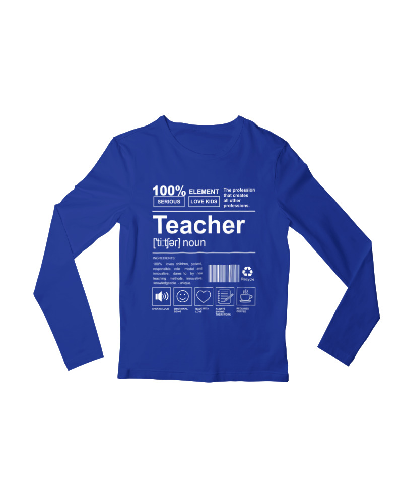 Μακρυμάνικο Μακό - Teacher - Image 0