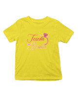 T-Shirt  Παιδικό - Team Bride - Color Thumbnail Κίτρινο