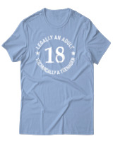 T-Shirt Αντρικό - Technically A Teenager - Color Thumbnail Γαλάζιο