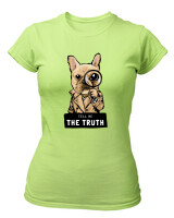 T-Shirt Στενή Γραμμή - Tell Me The Truth - Color Thumbnail Λαχανί