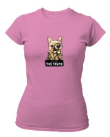T-Shirt Στενή Γραμμή - Tell Me The Truth - Color Thumbnail Ροζ