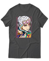 T-Shirt Unisex - Tengen Uzui - Color Thumbnail Ανθρακί