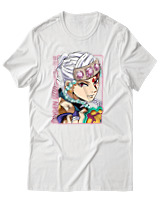 T-Shirt Unisex - Tengen Uzui - Color Thumbnail Άσπρο
