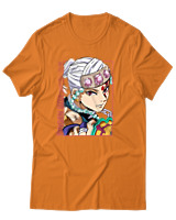 T-Shirt Unisex - Tengen Uzui - Color Thumbnail Πορτοκαλί