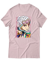 T-Shirt Unisex - Tengen Uzui - Color Thumbnail Απαλό Ροζ
