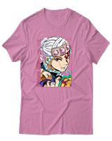T-Shirt Unisex - Tengen Uzui - Color Thumbnail Ροζ