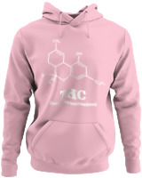 Φούτερ με κουκούλα - Tetrahydrocannabinol - Color Thumbnail Pink