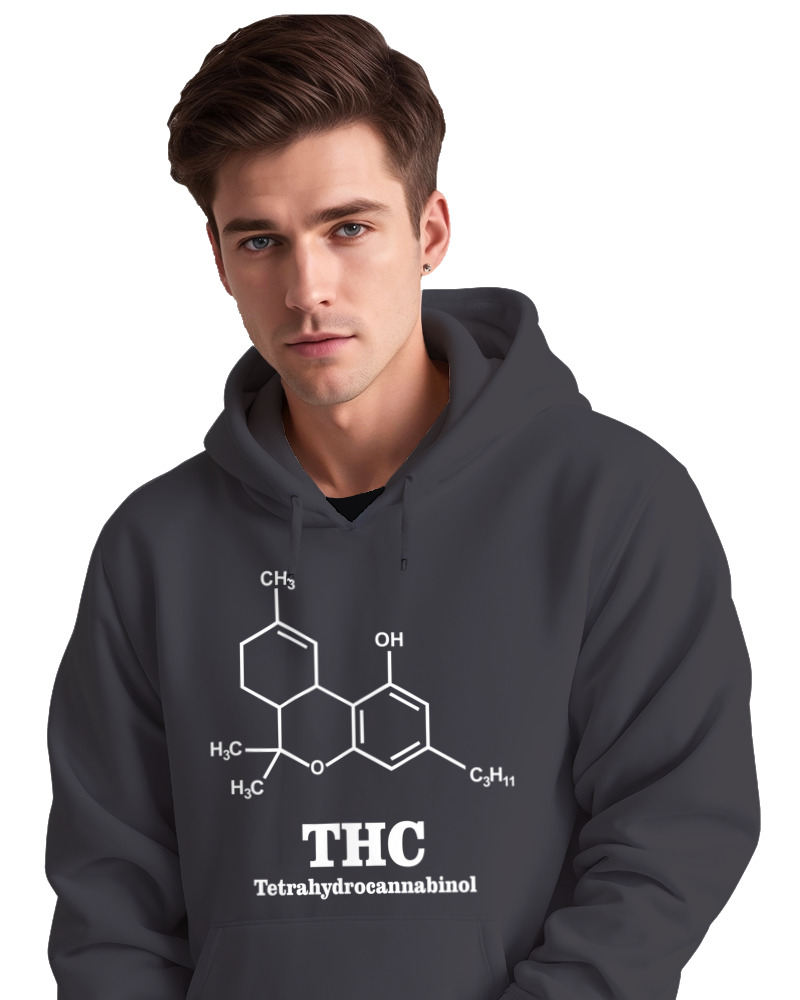 Φούτερ με κουκούλα - Tetrahydrocannabinol - Image 2