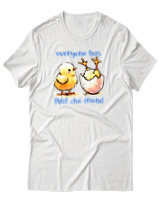 T-Shirt Αντρικό - That One Friend - Color Thumbnail Άσπρο