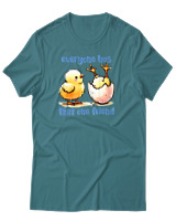T-Shirt Αντρικό - That One Friend - Color Thumbnail Μπλε Πράσινο
