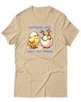 T-Shirt Αντρικό - That One Friend - Color Thumbnail Μπεζ
