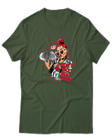 T-Shirt Αντρικό - Thats No Cap - Color Thumbnail Κυπαρισσί