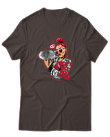 T-Shirt Αντρικό - Thats No Cap - Color Thumbnail Καφέ