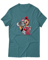 T-Shirt Αντρικό - Thats No Cap - Color Thumbnail Μπλε Πράσινο