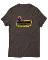 T-Shirt  Γυναικείο - The Best Birthday Boy - Color Thumbnail Καφέ
