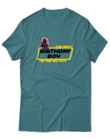 T-Shirt  Γυναικείο - The Best Birthday Boy - Color Thumbnail Μπλέ Πράσινο
